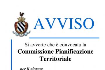 Comm. Pianificazione Territoriale
